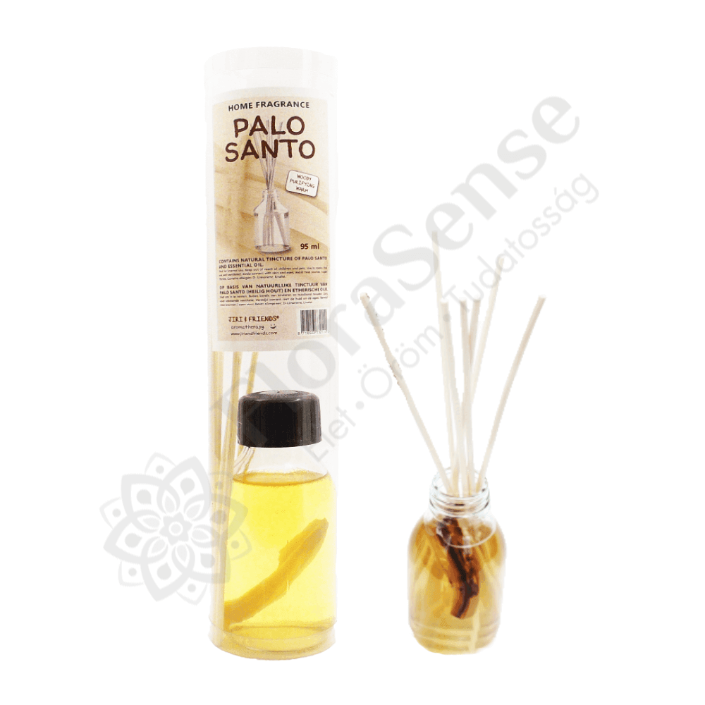 Palo Santo térparfüm bambuszpálcikával - üvegben Palo Santo térparfüm bambuszpálcikával - üvegben